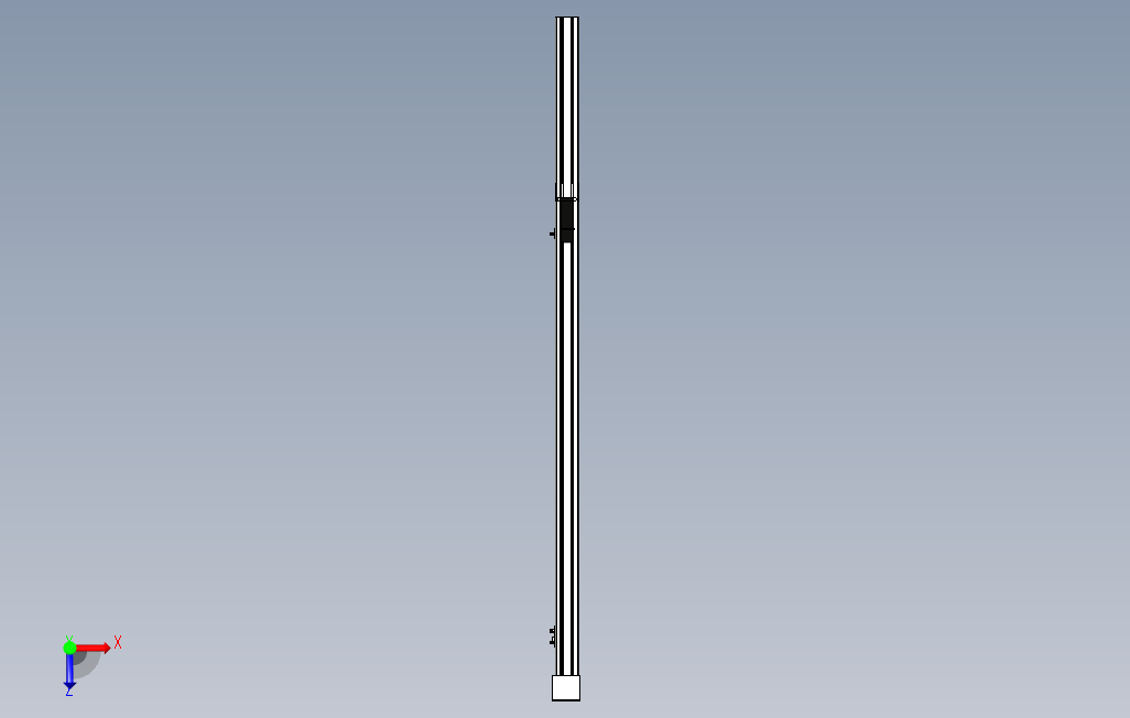 M65M-X78-1600-R-M40-C4系列直线模组.stp 俯视图