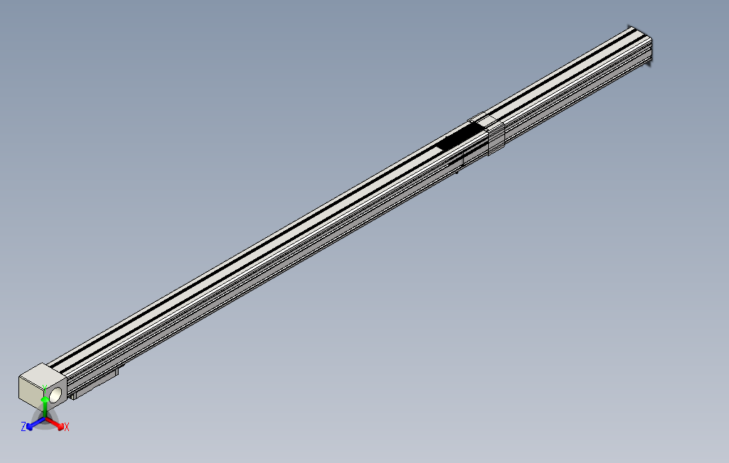 M65M-X78-1600-R-M40-C4系列直线模组.stp 主视图