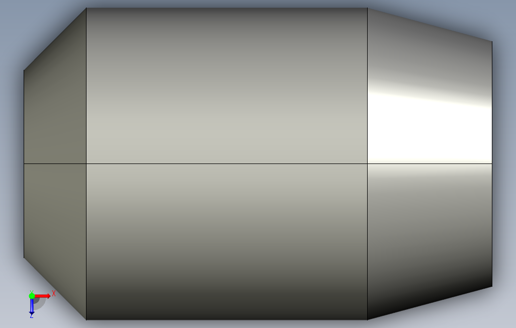 plma-d10-l15精密定位销-直杆锥头型.stp 俯视图