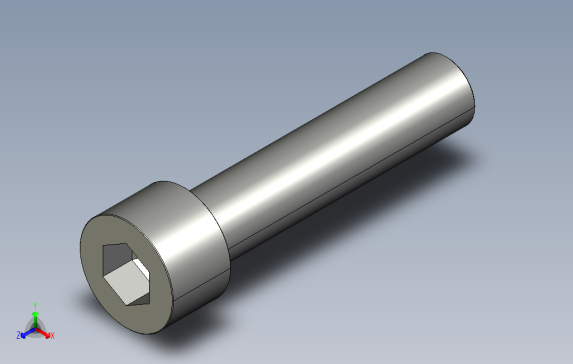 SCA-M10-L45内六角杯头螺栓.stp
