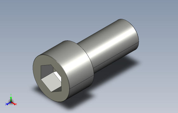 SCA-M12-L25内六角杯头螺栓.stp