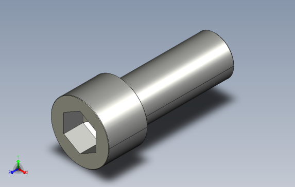 SCA-M12-L30内六角杯头螺栓.stp