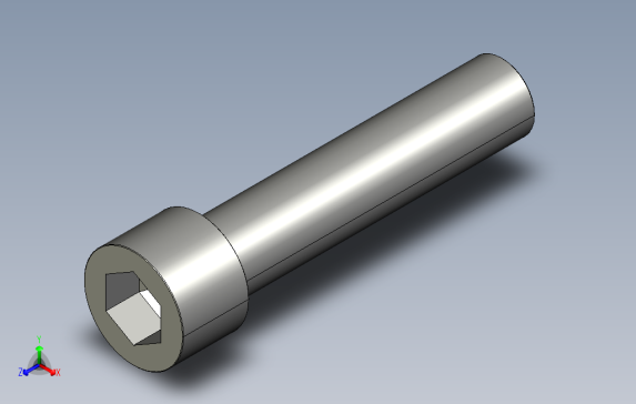 SCA-M12-L55内六角杯头螺栓.stp