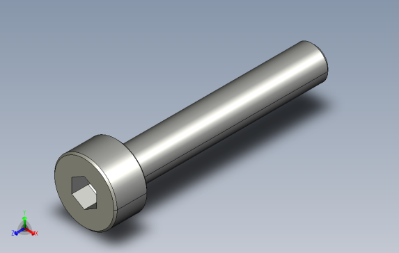 SCA-M2-L12内六角杯头螺栓.stp