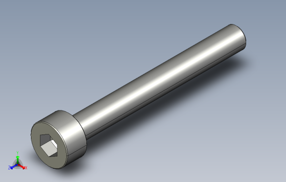 SCA-M3-L25内六角杯头螺栓.stp
