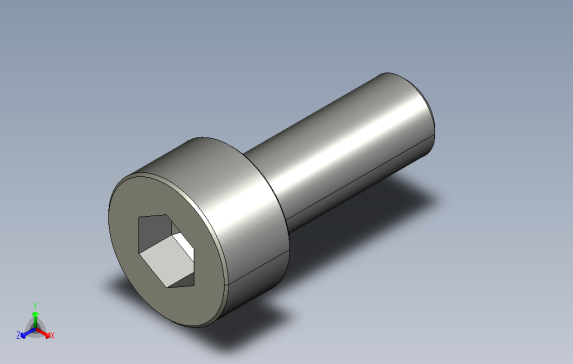 SCA-M3-L8内六角杯头螺栓.stp