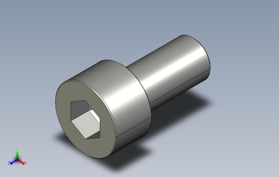 SCA-M5-L10内六角杯头螺栓.stp