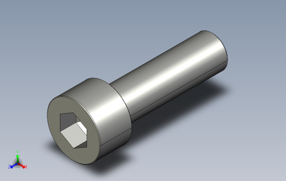 SCA-M6-L20内六角杯头螺栓.stp