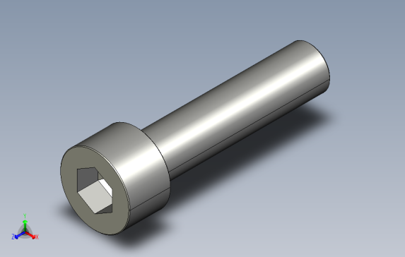 SCA-M6-L25内六角杯头螺栓.stp