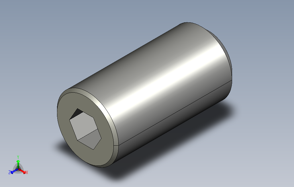 SCE-M2_5-L5内六角止动螺丝.stp 主视图