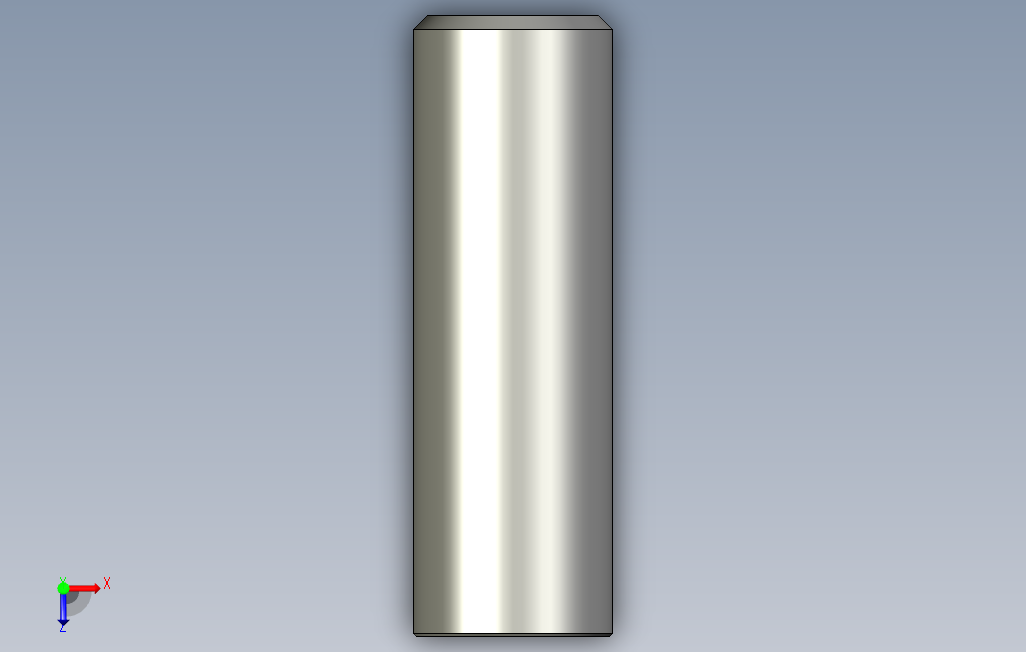 SCE-M8-L25内六角止动螺丝.stp 俯视图