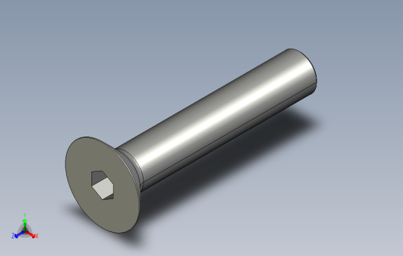 SCF-M10-L55内六角沉头螺栓.stp