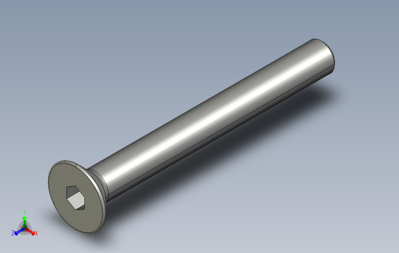 SCF-M2-L18内六角沉头螺栓.stp