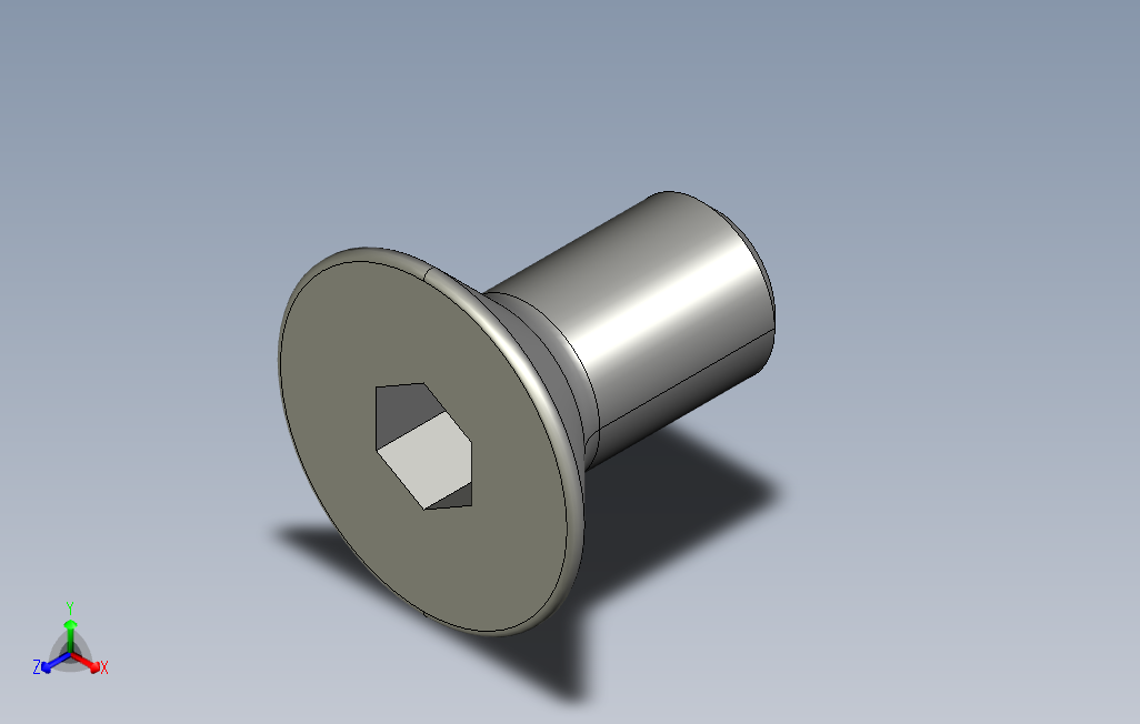 SCF-M2-L4内六角沉头螺栓.stp