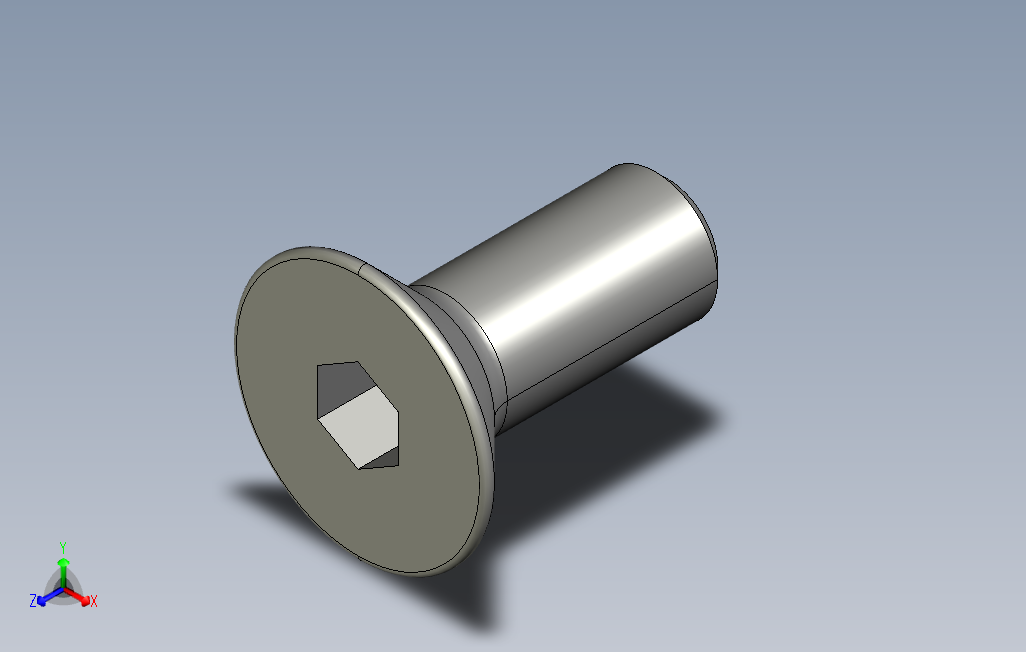 SCF-M2-L5内六角沉头螺栓.stp