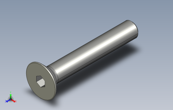 SCF-M2_5-L16内六角沉头螺栓.stp