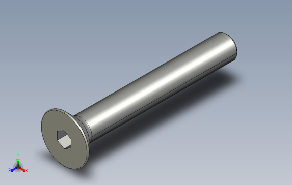 SCF-M2_5-L18内六角沉头螺栓.stp