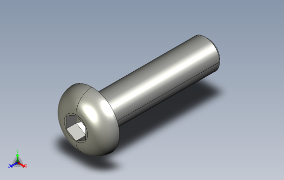 SCG-M3-L12内六角圆头螺栓.stp