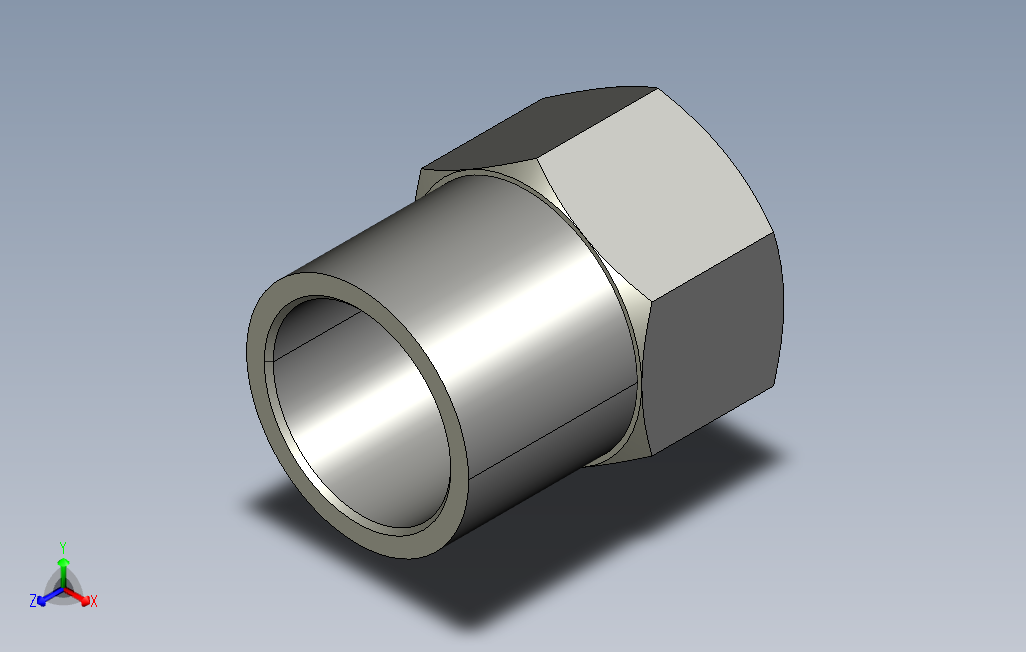 sclm-m20-l35缓冲器用定位螺母.stp