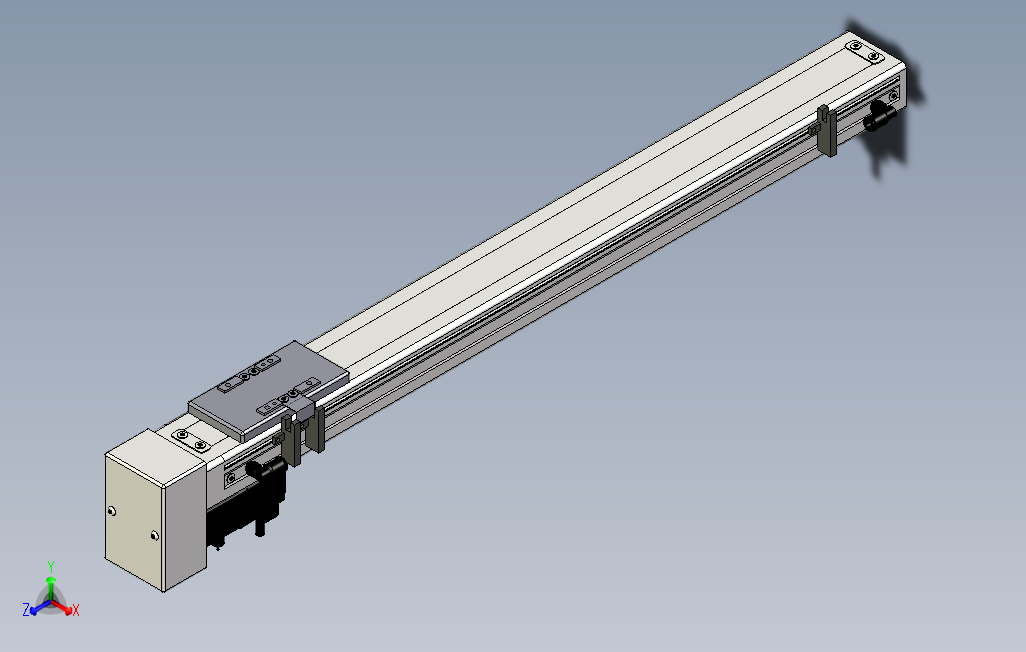 SCS6-550-BM-M5滚珠花健、支撑座、滚珠丝杠、交叉导轨、直线模组.stp