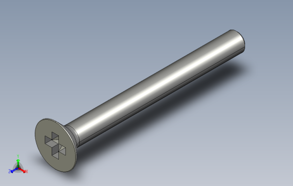 SFH-M4-L40十字槽沉头螺栓.stp