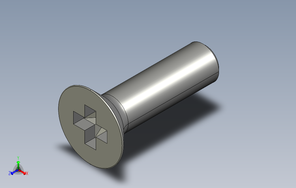 SFH-M5-L18十字槽沉头螺栓.stp