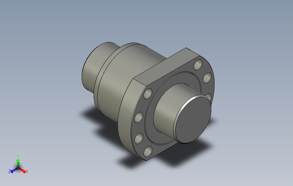 SFS5010滚珠花健、支撑座、滚珠丝杠、交叉导轨、直线模组.stp