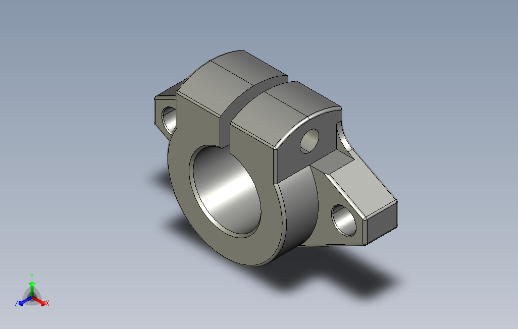 shhsa-16导向轴支座-法兰型.stp