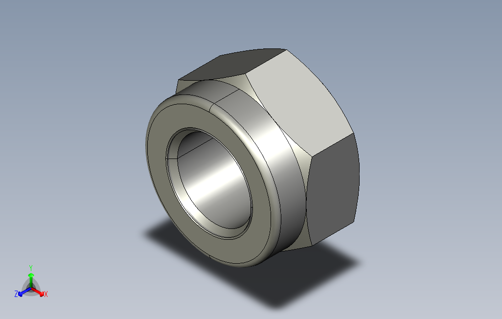 SLMND-M5尼龙六角螺母.stp
