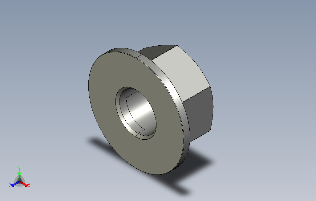 SLMNG-M12六角法兰螺母.stp