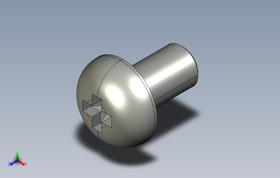 SPH-M8-L14十字槽盘头螺栓.stp