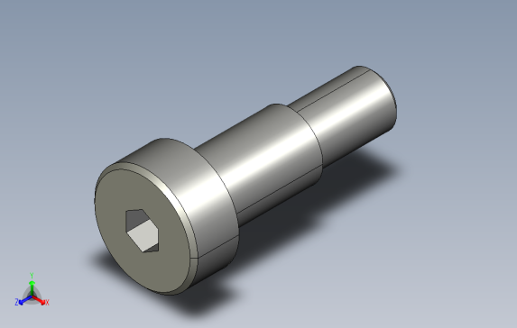 STJ-D10-L16内六角杯头凸肩螺栓.stp