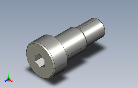 STJ-D20-L25内六角杯头凸肩螺栓.stp