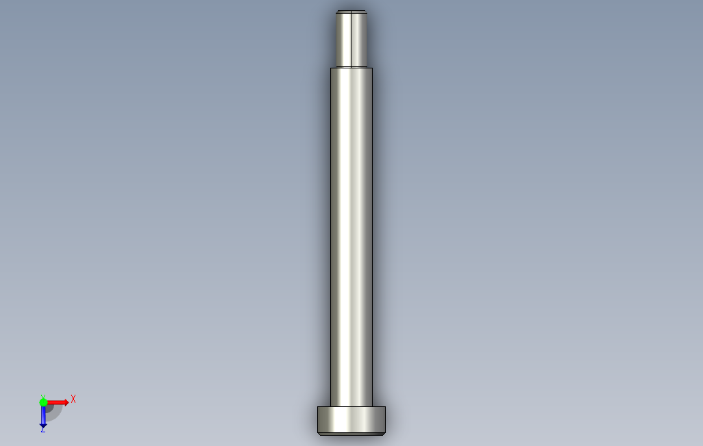 STJ-D8-L65内六角杯头凸肩螺栓.stp 俯视图