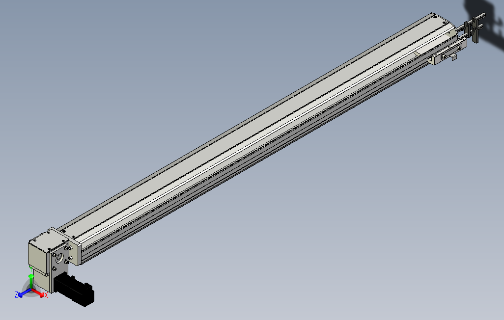 SYM10-1050-LD滚珠花健、支撑座、滚珠丝杠、交叉导轨、直线模组.stp