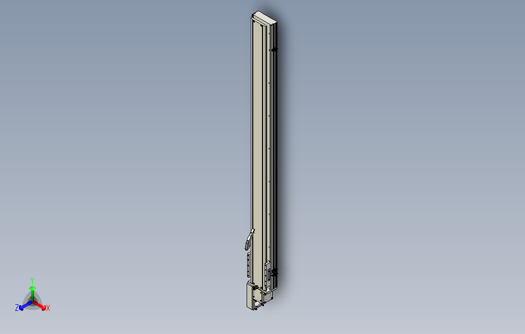 SYM14-L-1350滚珠花健、支撑座、滚珠丝杠、交叉导轨、直线模组.stp