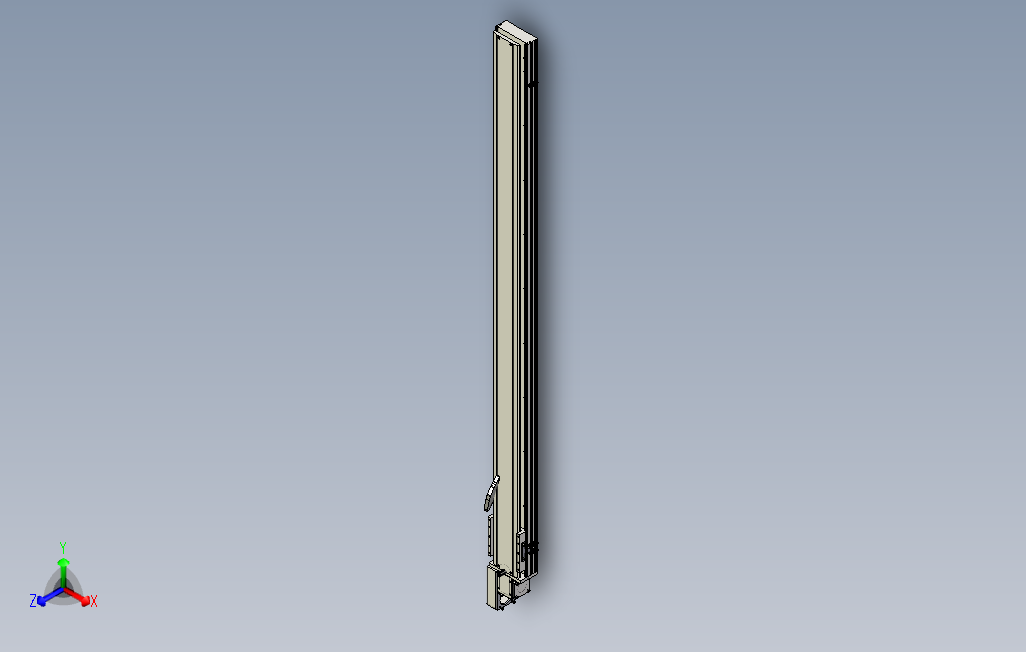 SYM14-L-1700滚珠花健、支撑座、滚珠丝杠、交叉导轨、直线模组.stp