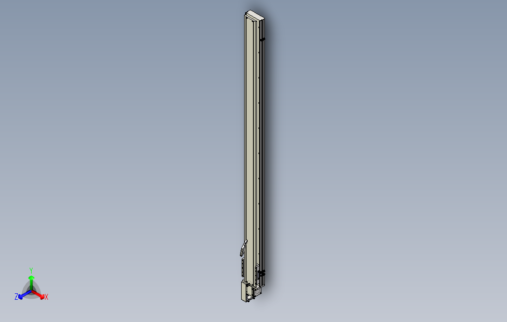 SYM14-L-1850滚珠花健、支撑座、滚珠丝杠、交叉导轨、直线模组.stp