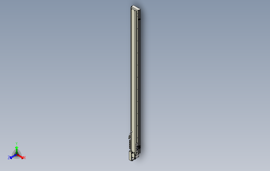 SYM14-L-2100滚珠花健、支撑座、滚珠丝杠、交叉导轨、直线模组.stp