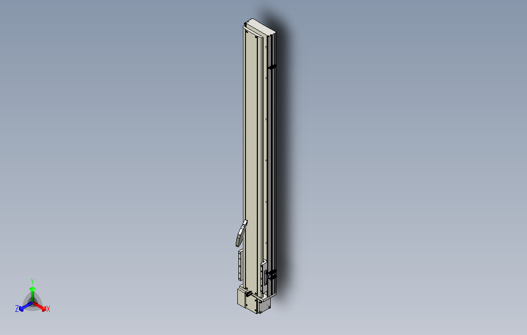 SYM14-LD-1000滚珠花健、支撑座、滚珠丝杠、交叉导轨、直线模组.stp