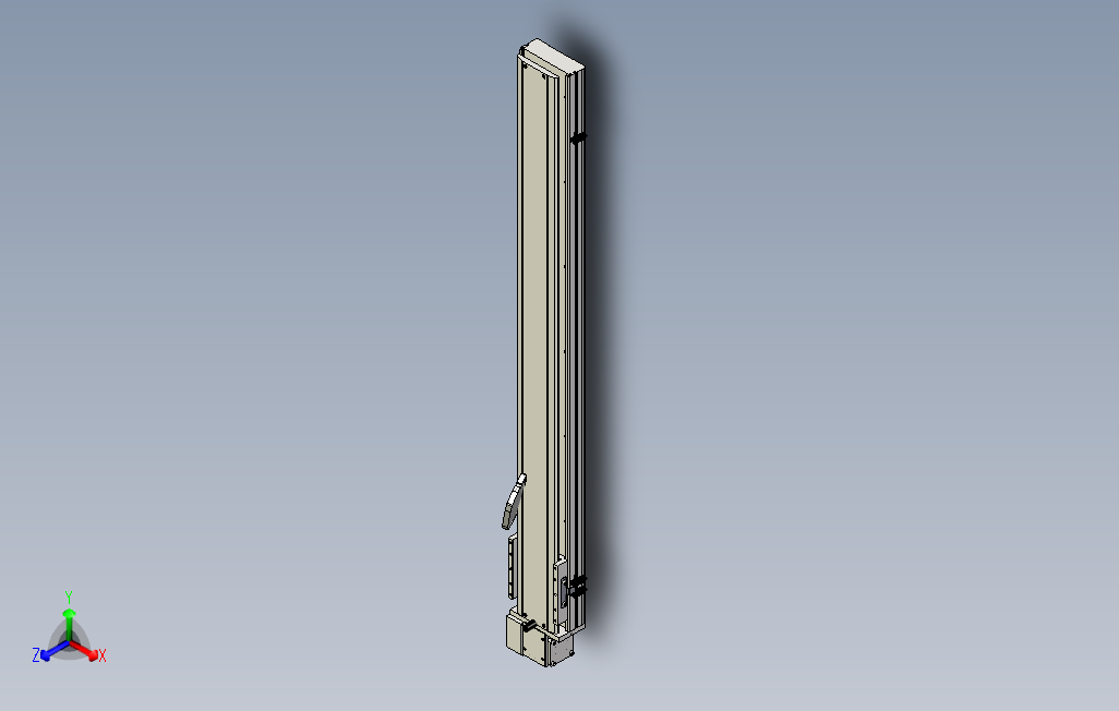 SYM14-LD-1050滚珠花健、支撑座、滚珠丝杠、交叉导轨、直线模组.stp