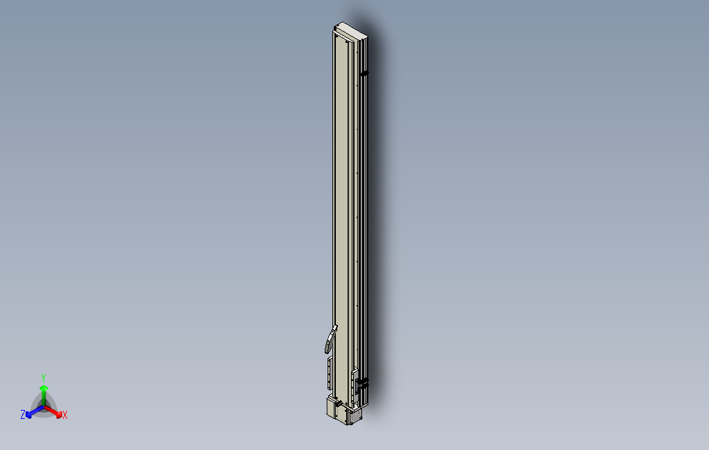SYM14-LD-1400滚珠花健、支撑座、滚珠丝杠、交叉导轨、直线模组.stp