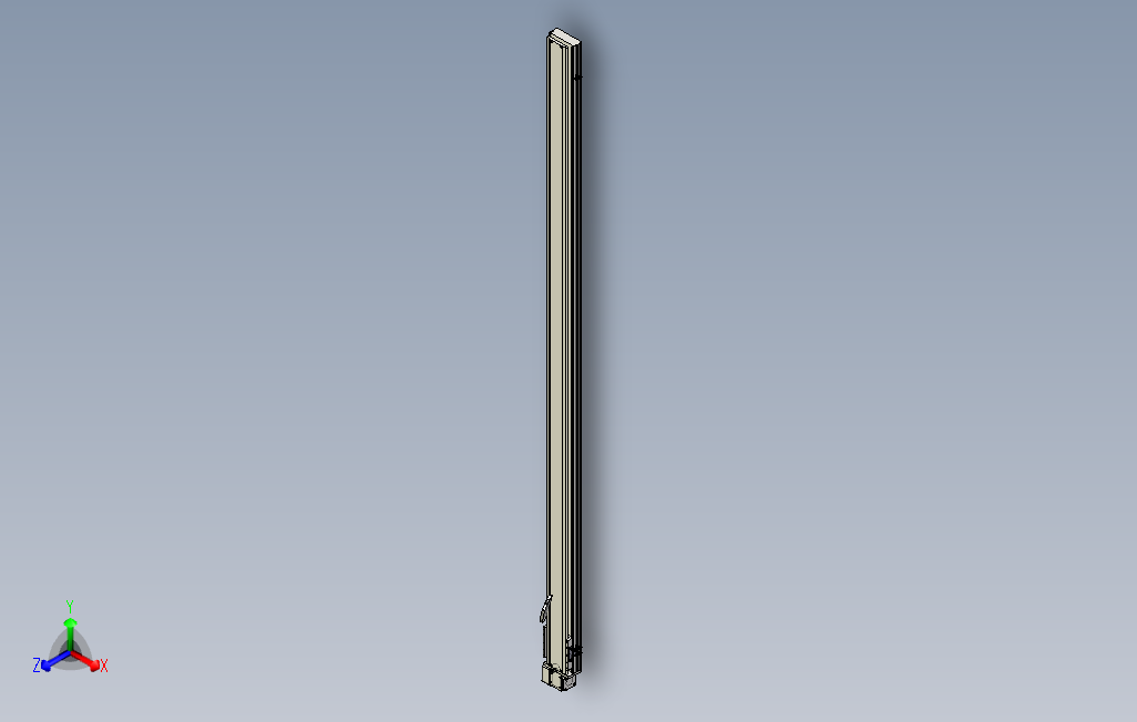 SYM14-LD-2700滚珠花健、支撑座、滚珠丝杠、交叉导轨、直线模组.stp