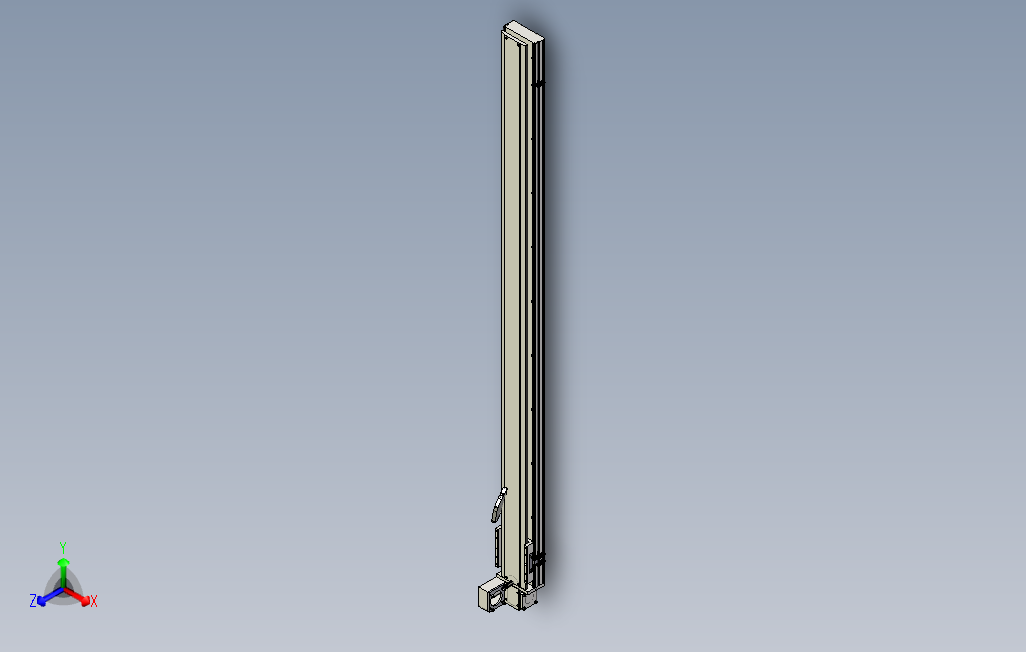 SYM14-LU-1750滚珠花健、支撑座、滚珠丝杠、交叉导轨、直线模组.stp