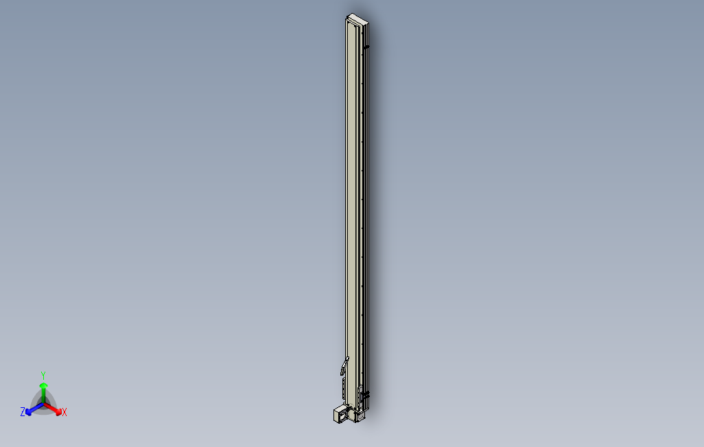 SYM14-LU-2400滚珠花健、支撑座、滚珠丝杠、交叉导轨、直线模组.stp