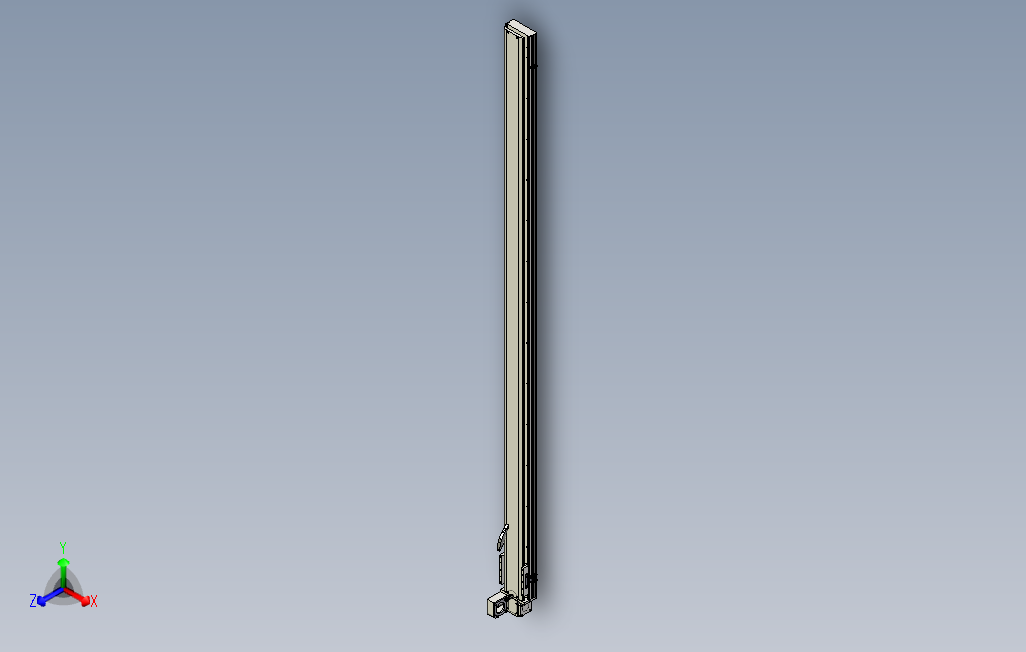 SYM14-LU-2500滚珠花健、支撑座、滚珠丝杠、交叉导轨、直线模组.stp