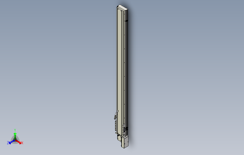 SYM14-R-1550滚珠花健、支撑座、滚珠丝杠、交叉导轨、直线模组.stp