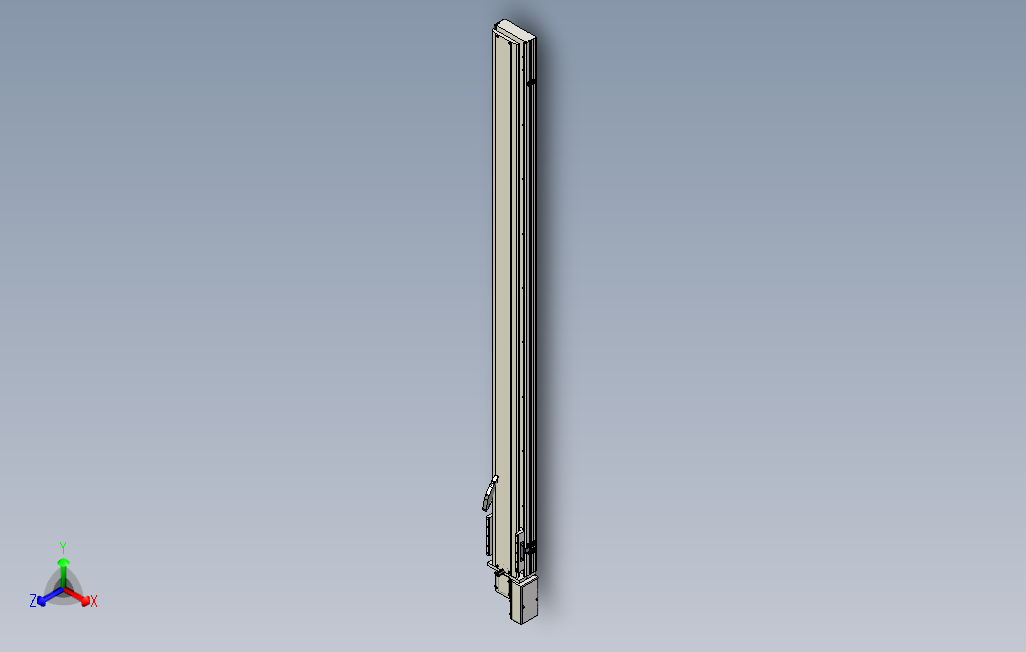 SYM14-R-1700滚珠花健、支撑座、滚珠丝杠、交叉导轨、直线模组.stp