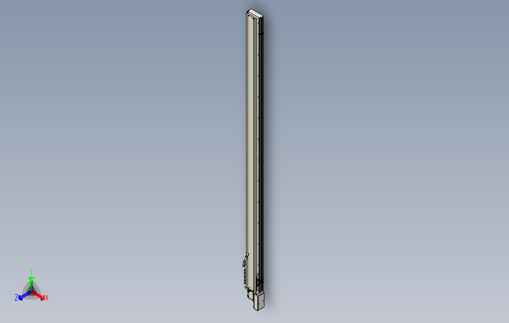 SYM14-R-2350滚珠花健、支撑座、滚珠丝杠、交叉导轨、直线模组.stp