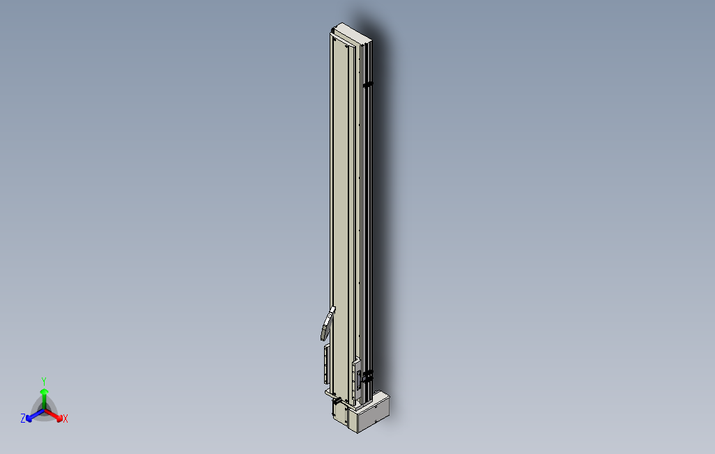 SYM14-RD-1100滚珠花健、支撑座、滚珠丝杠、交叉导轨、直线模组.stp